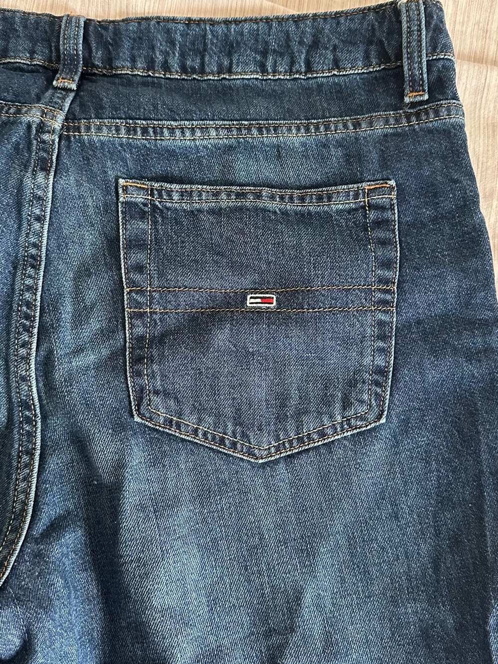Tommy Hilfiger Dark Blue Straight Leg Jeans - Picture 4 of 6
